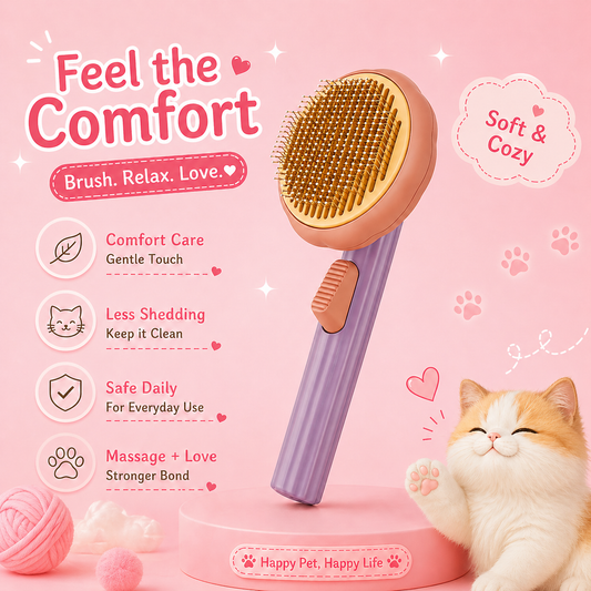 Meowsoft™️ - pumkin cat brush